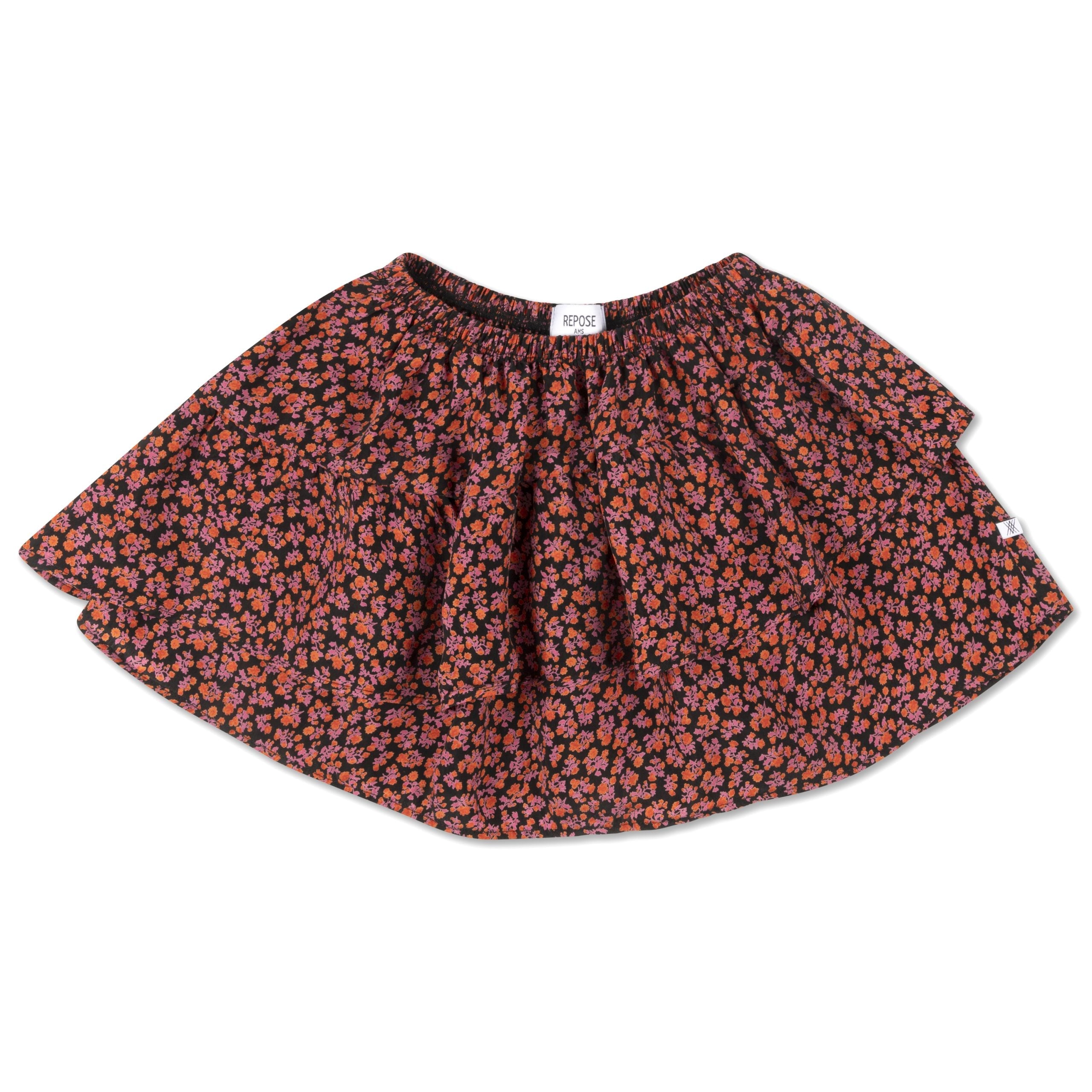 Repose Ruffle Skirt - Multi flower