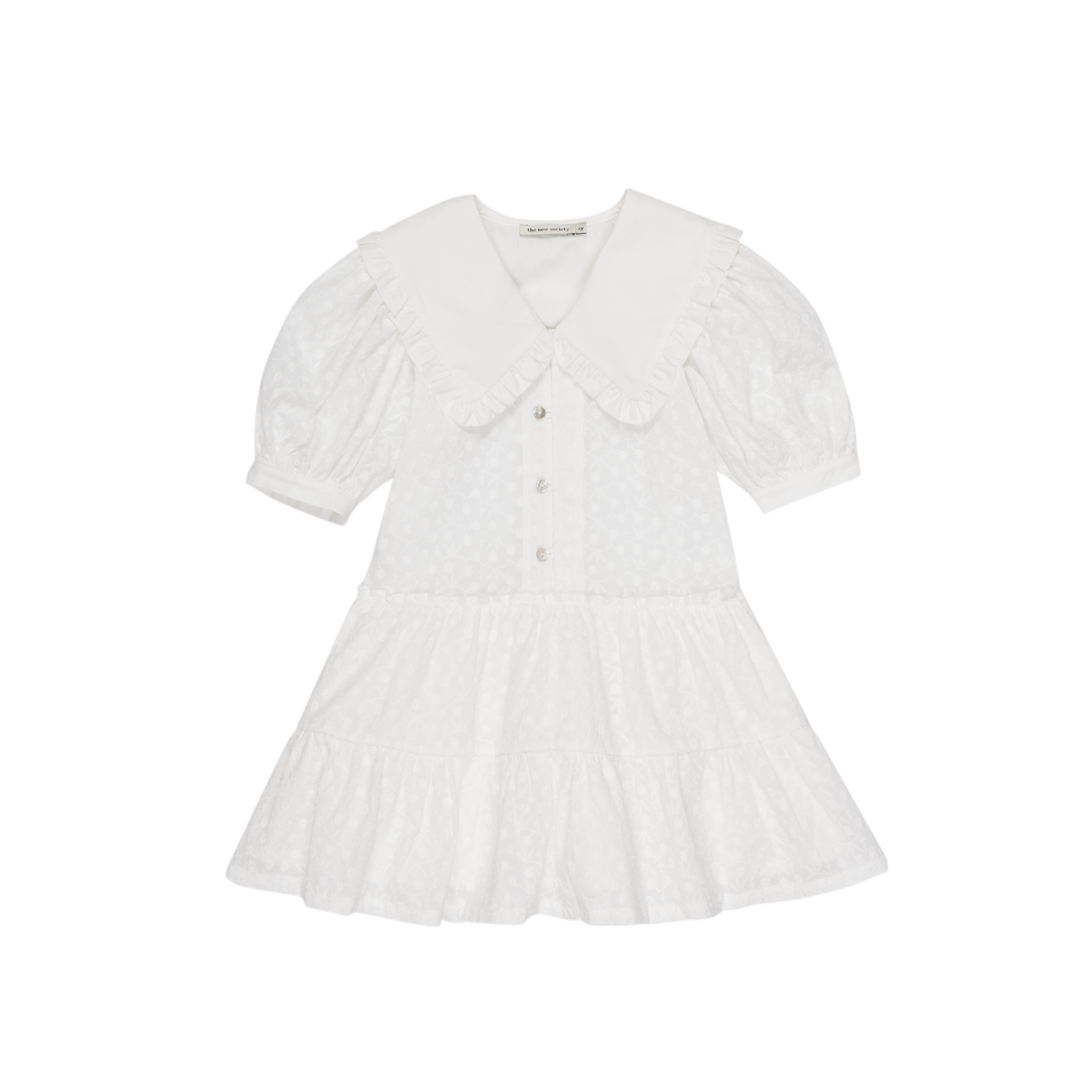 The New Society Antonella Dress | Off White