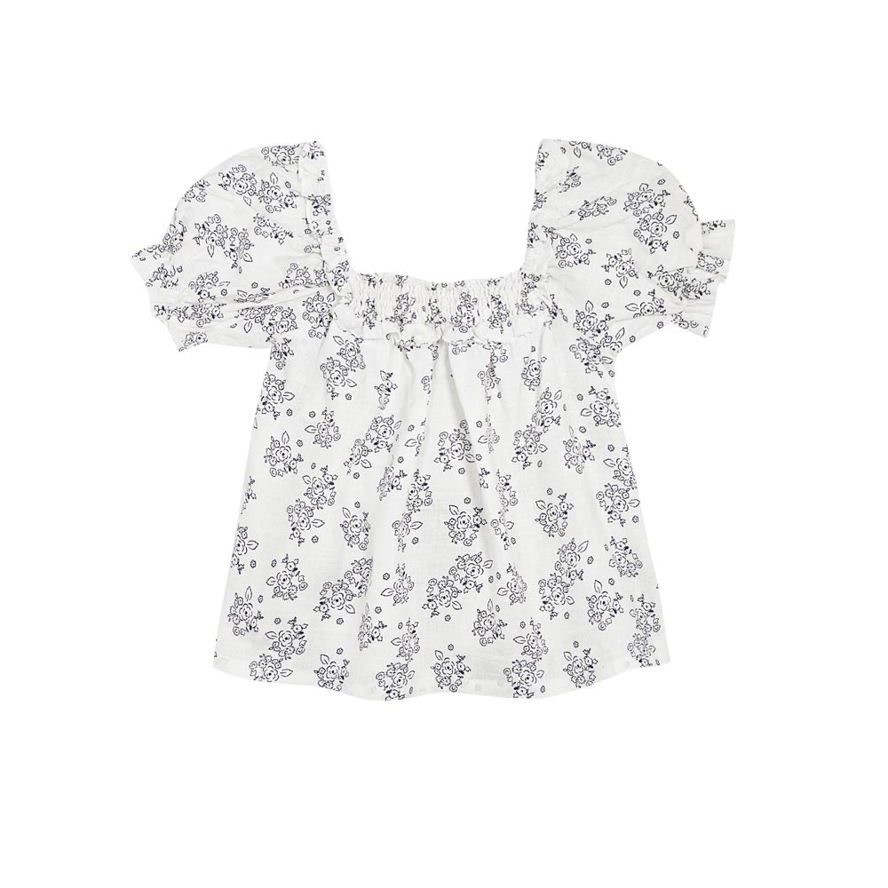 The New Society ATENEA BLOUSE ROSES PRINT