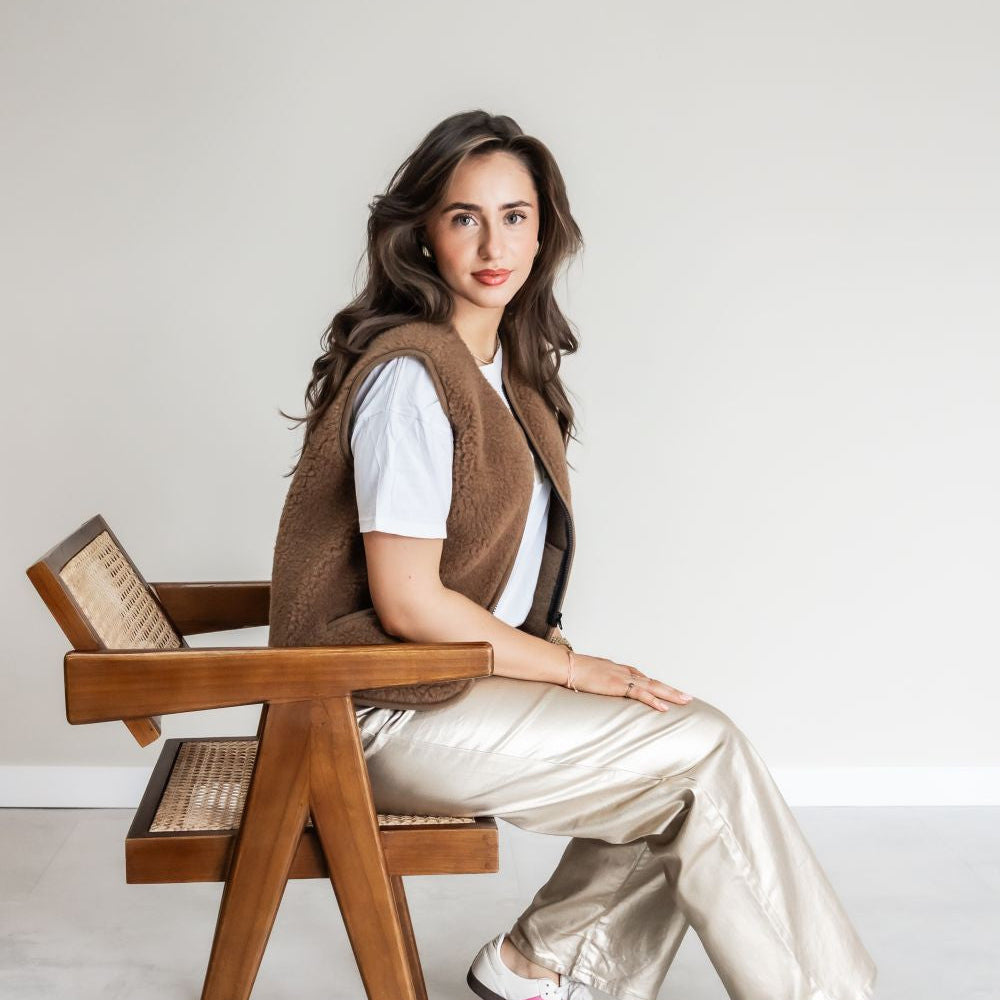 Bodywarmer light Pos bruin Adult