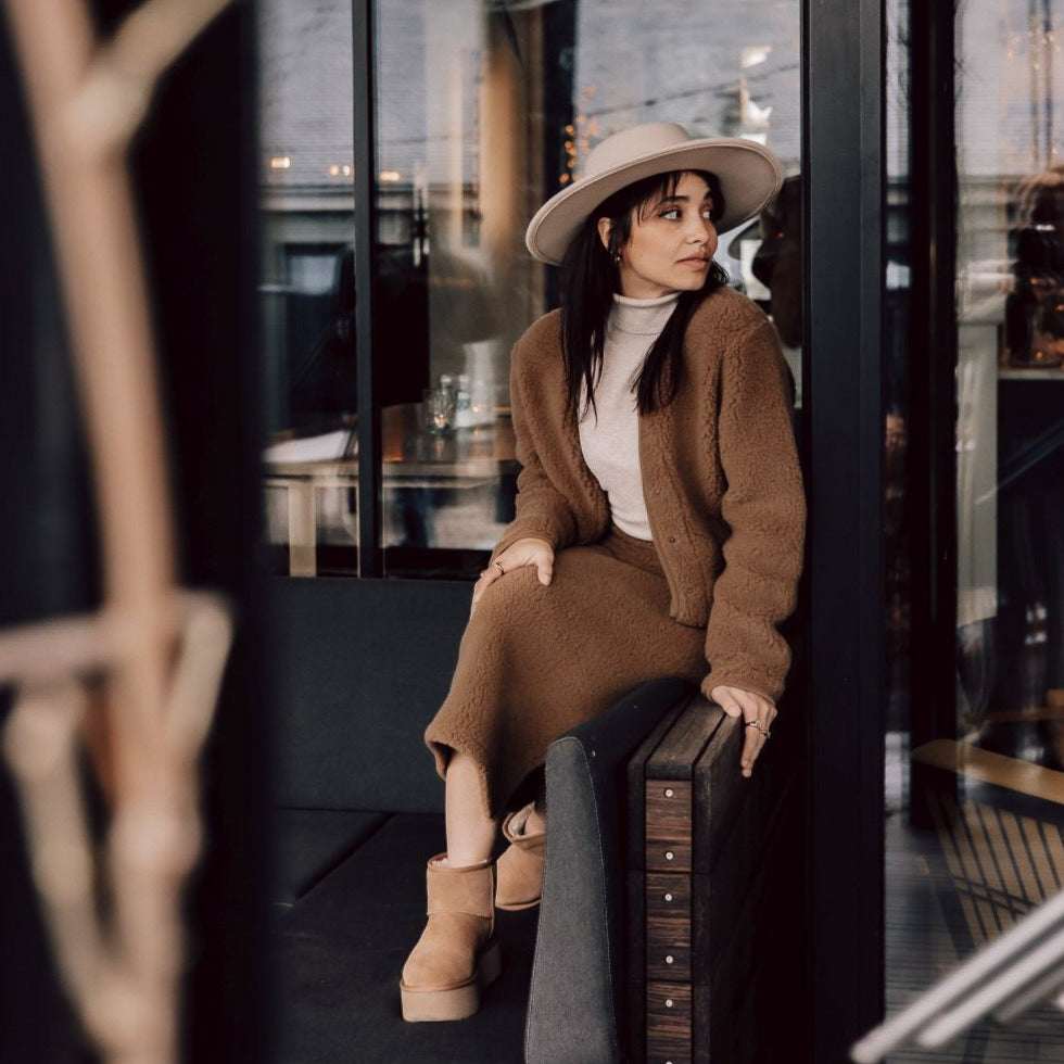 Alwero Adult vest teddy brown tybs veraf