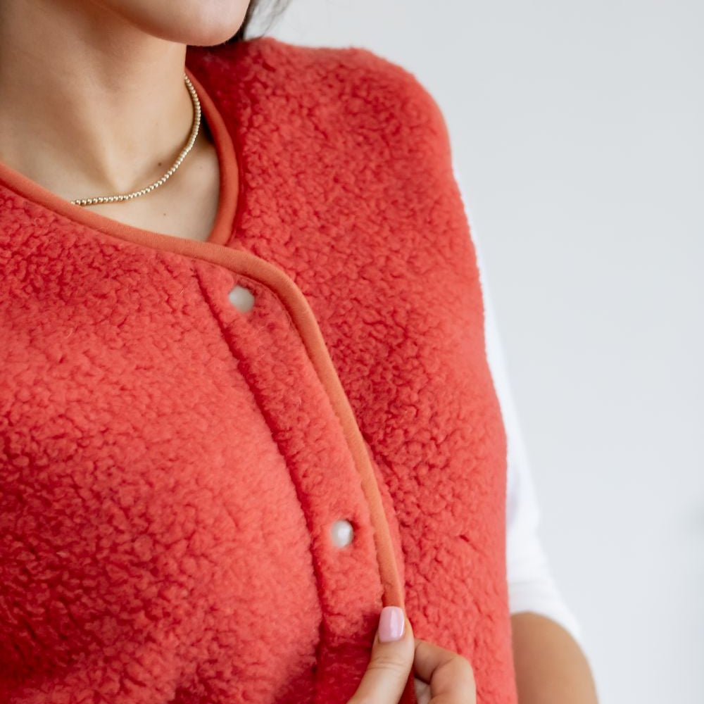 Alwero bodywarmer Tyb light detail