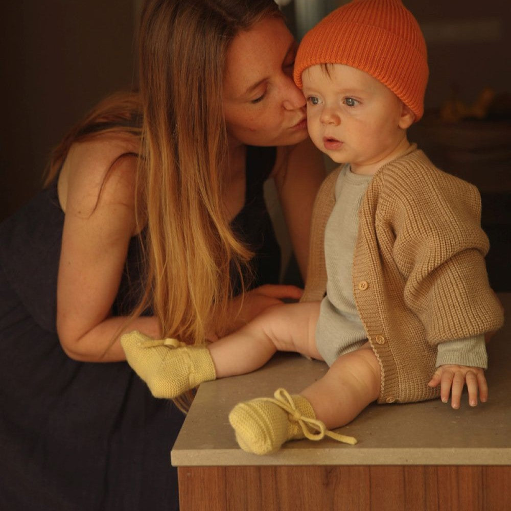 lifestyle booties hvid licht geel