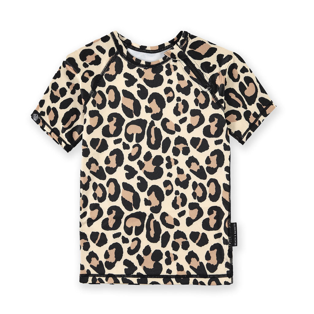 Zwemshirt uv Leopard