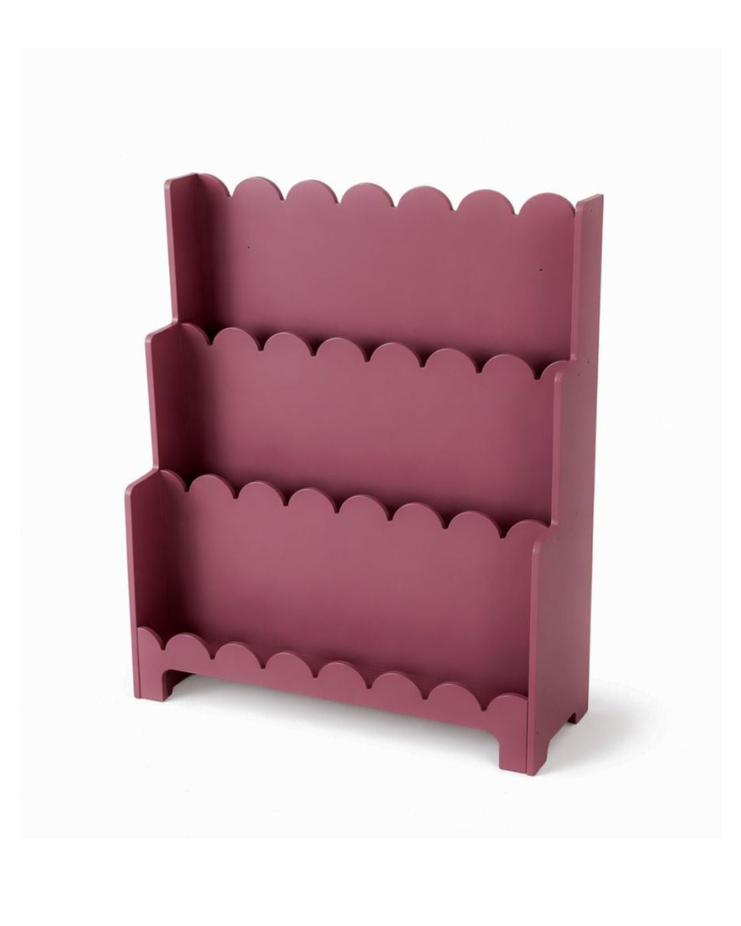 Boekenrek vintage aubergine