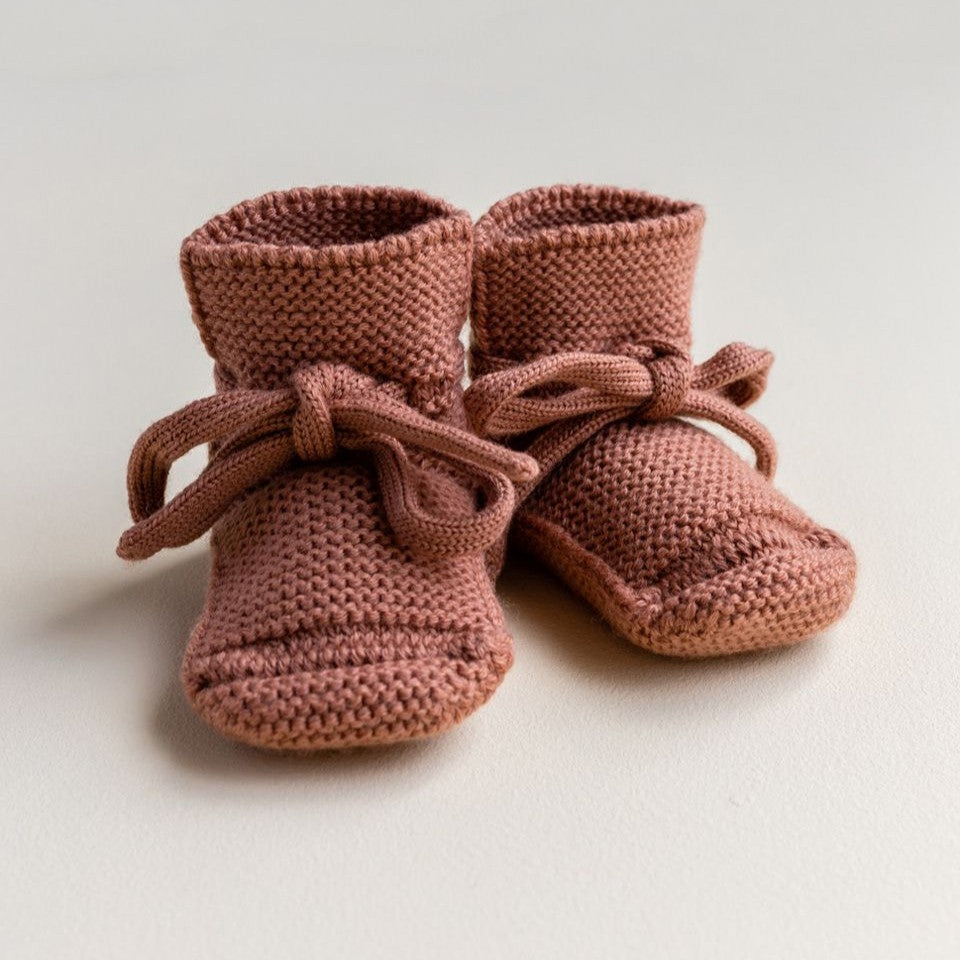 Voorzijde Booties brick Hvid