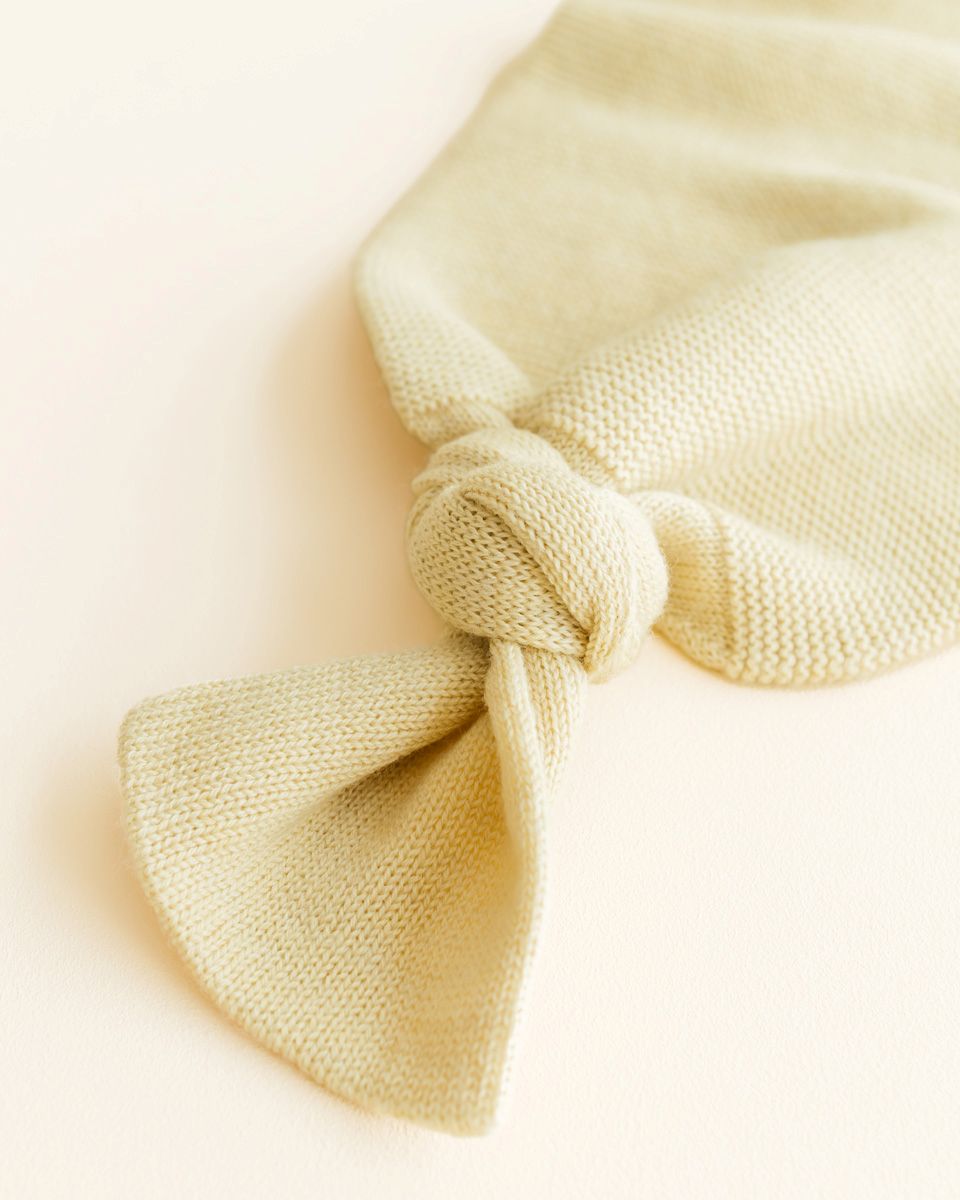 close up van de knoop van cocoon