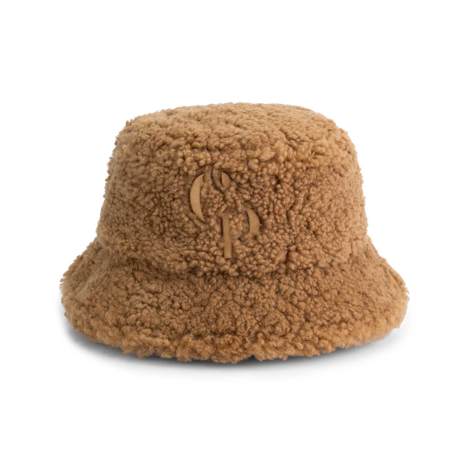 Charlie Petit niko bucket hat camel voorkant