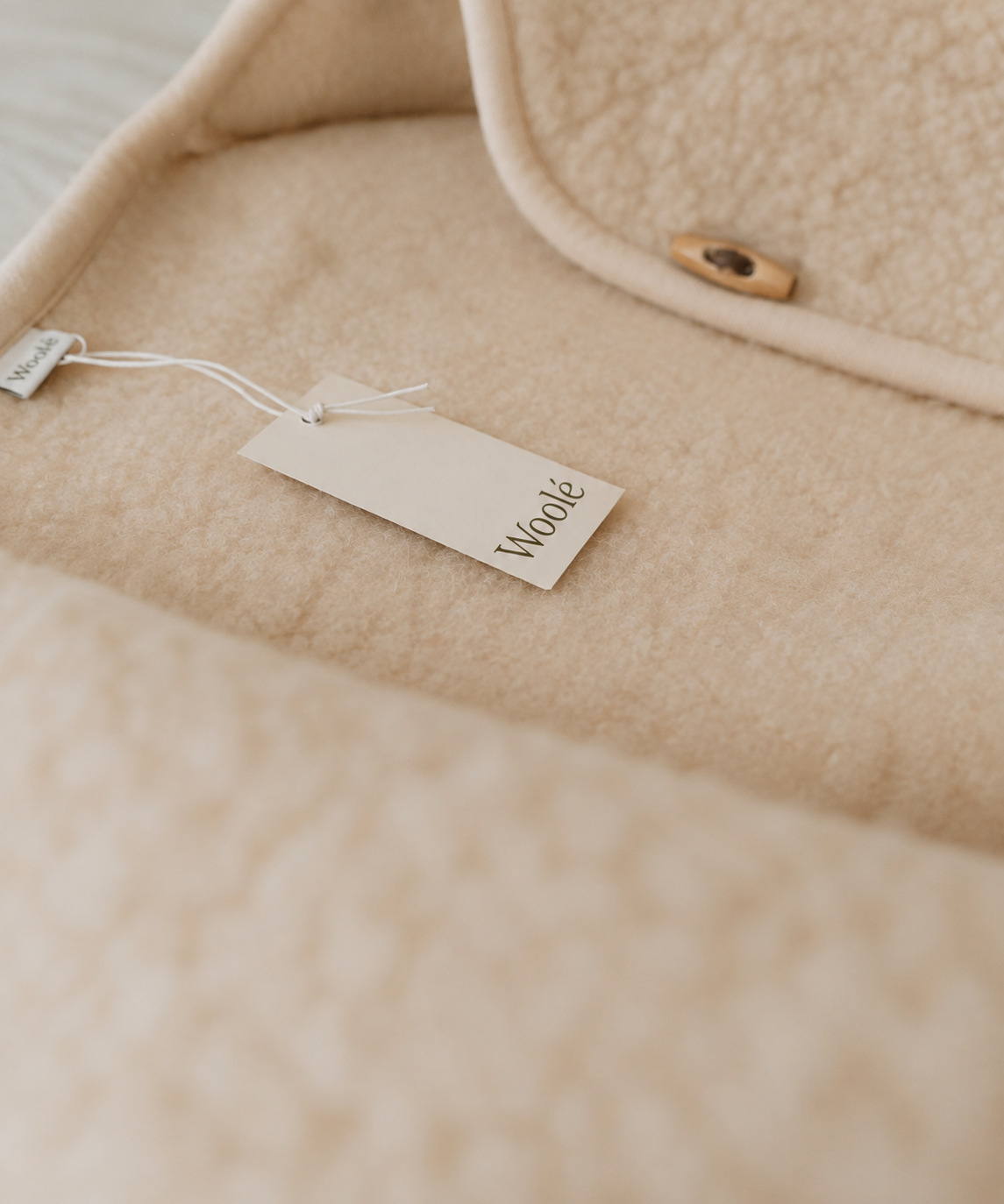 Bodywarmer 100 % laine beige