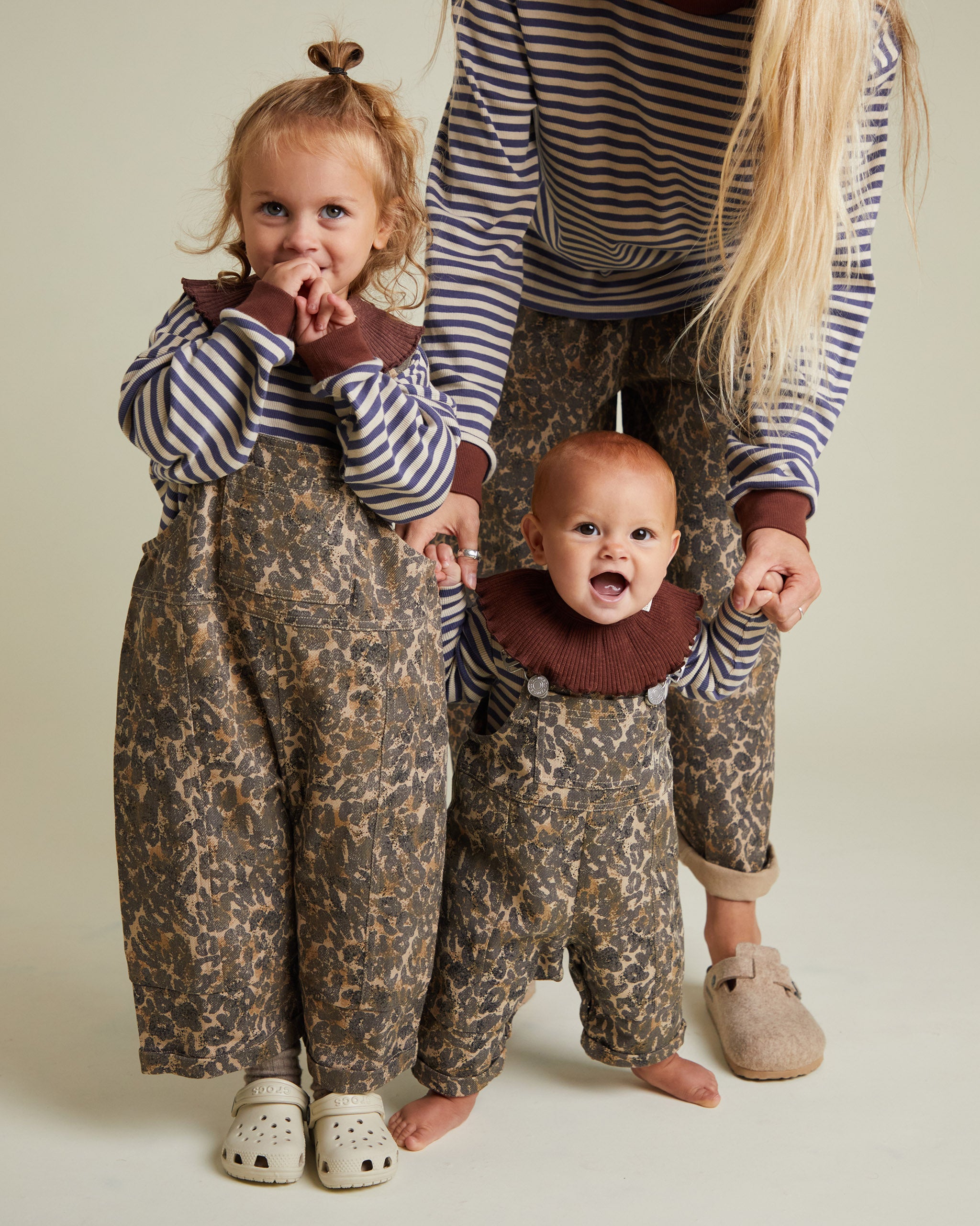 Blythe leopard dungaree