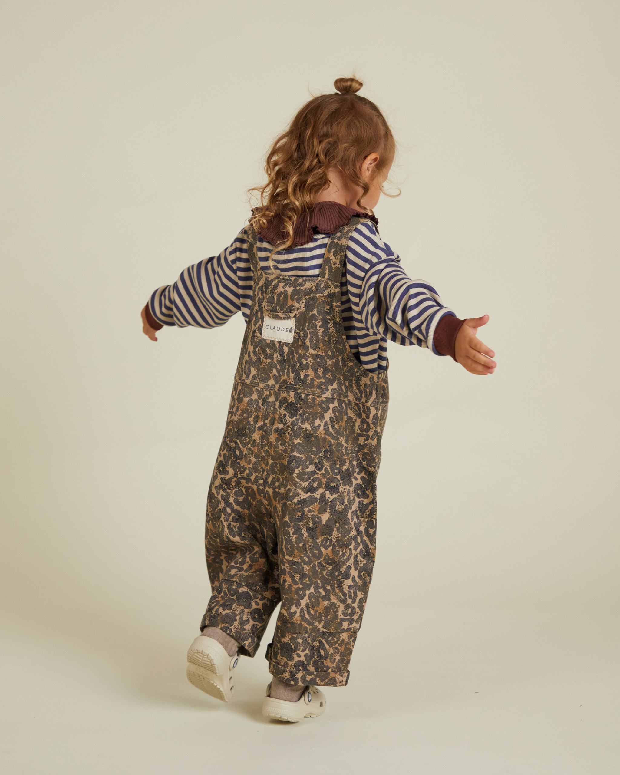 Blythe leopard dungaree