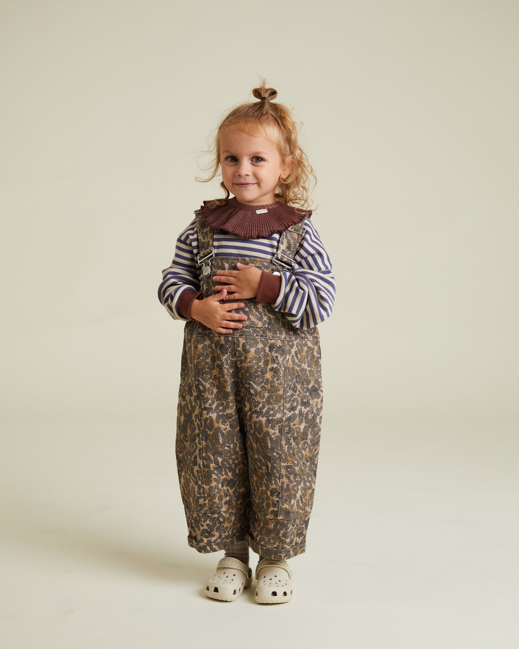 Blythe leopard dungaree