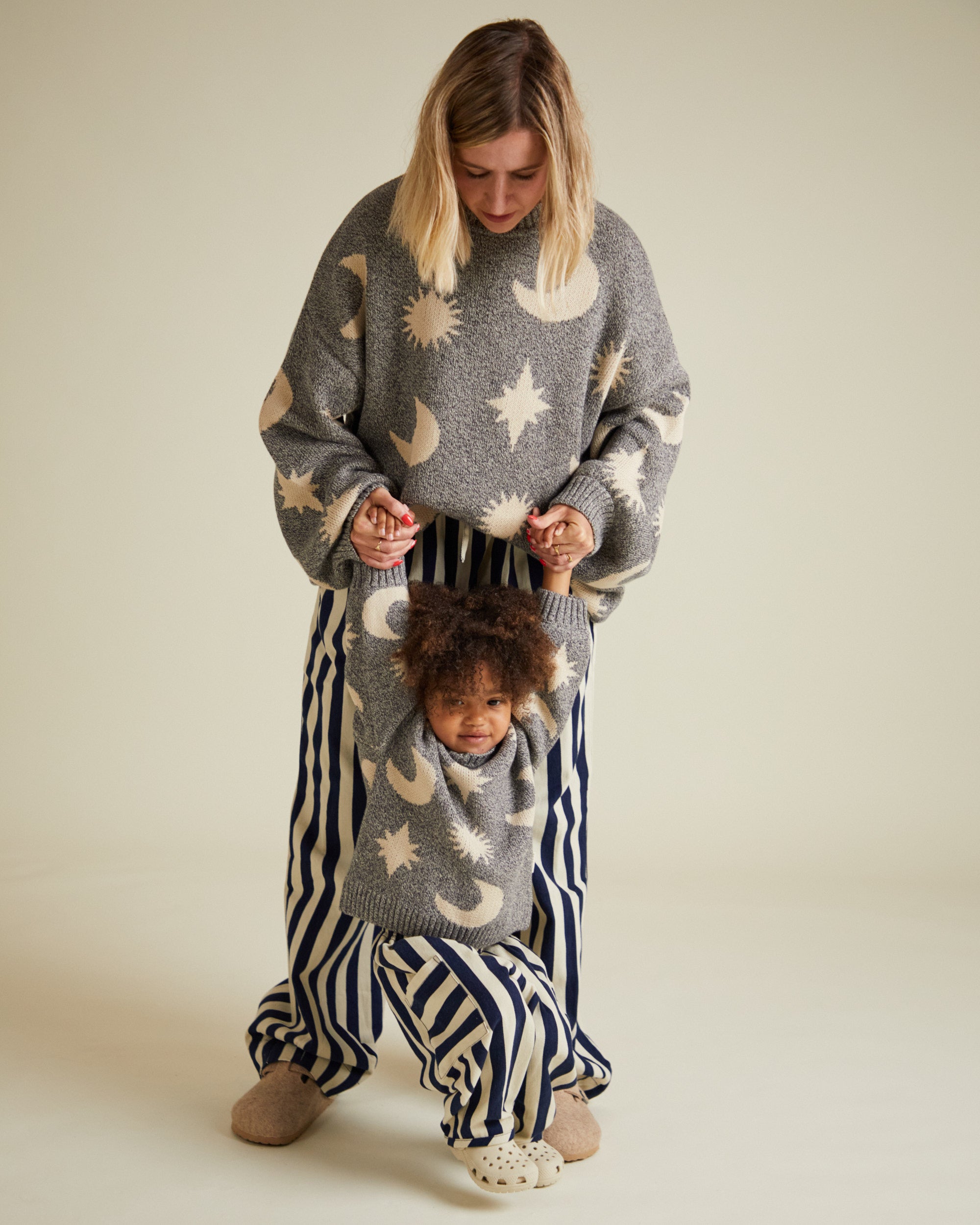 Adult cozmo sweater moon star