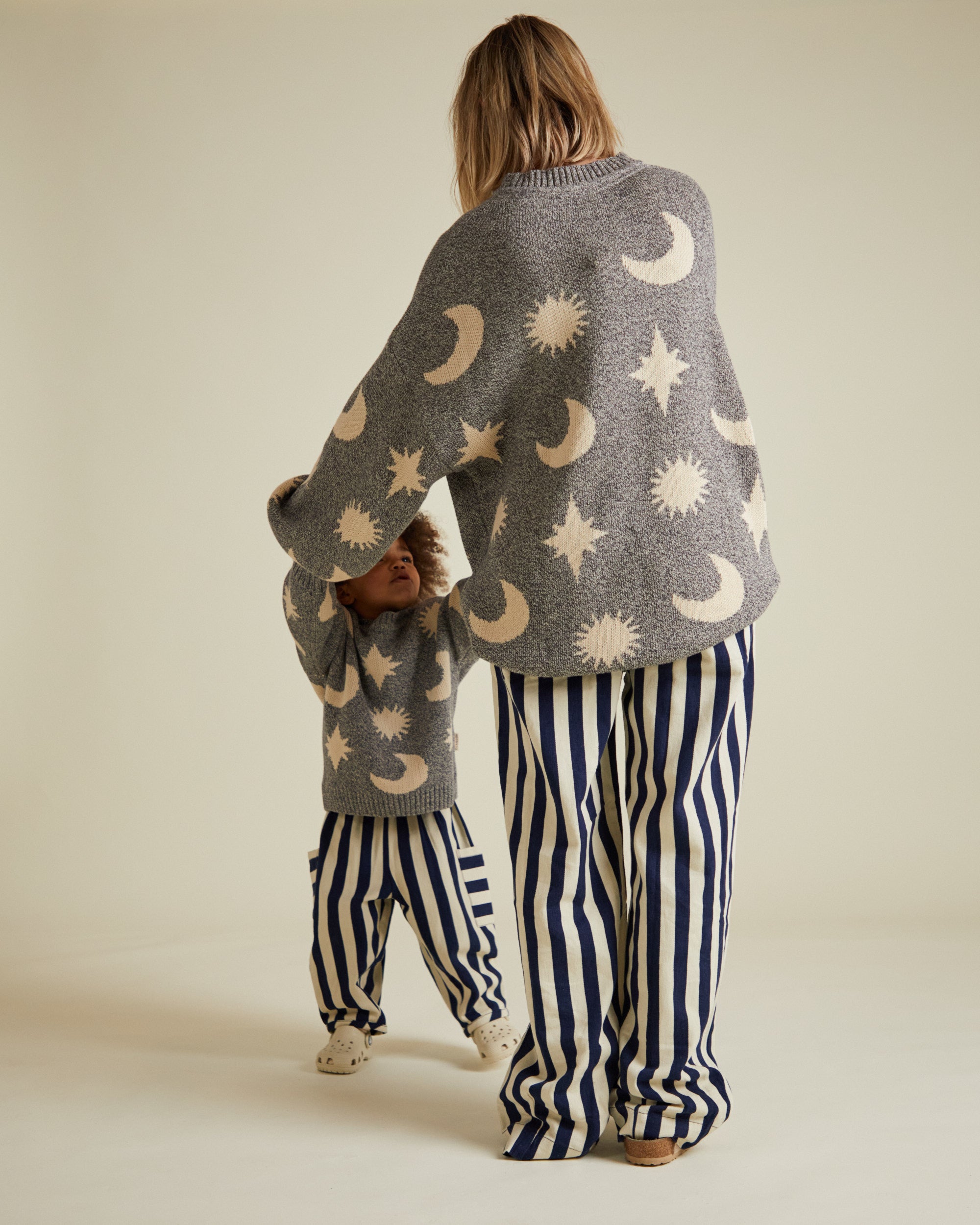 Adult cozmo sweater moon star