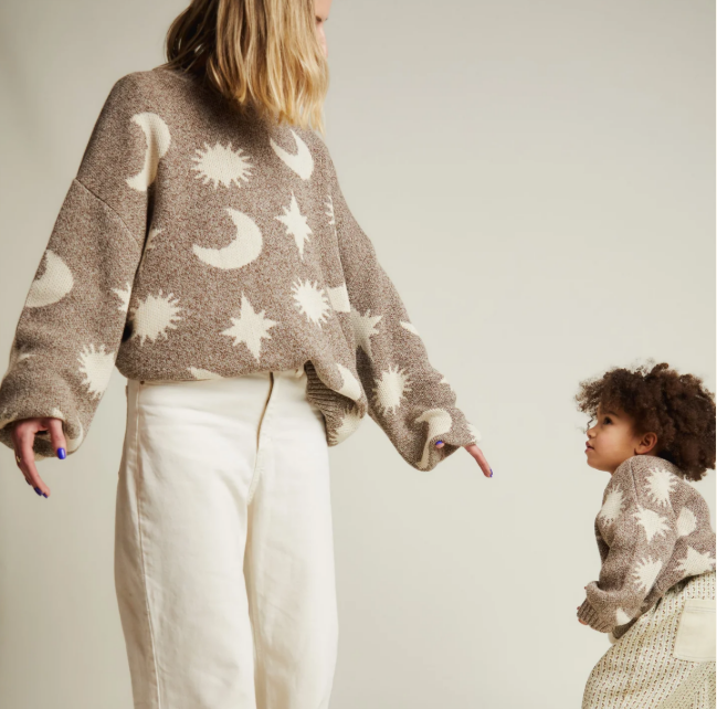 Cozmo sweater mushroom moon star