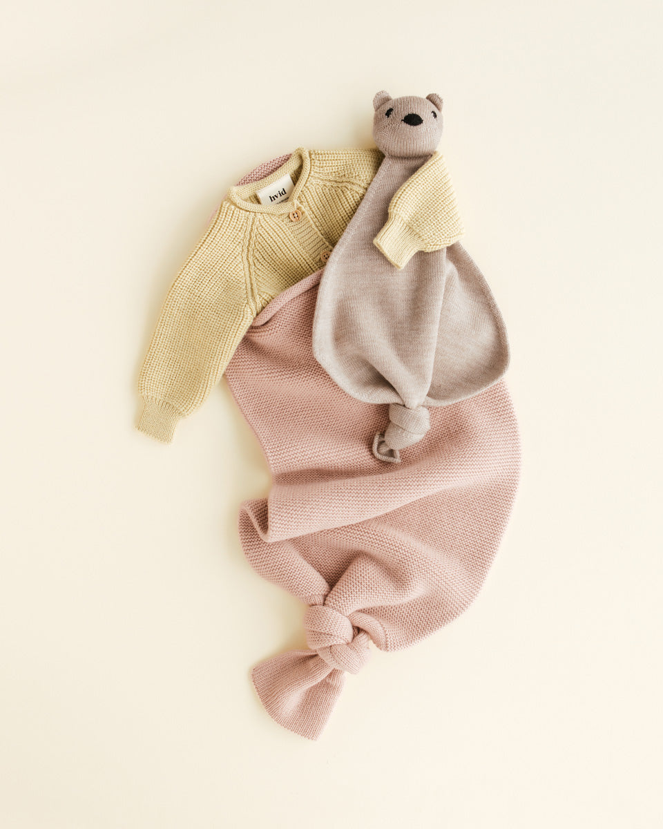 Cocoon apricot met vestje en teddy tokkie