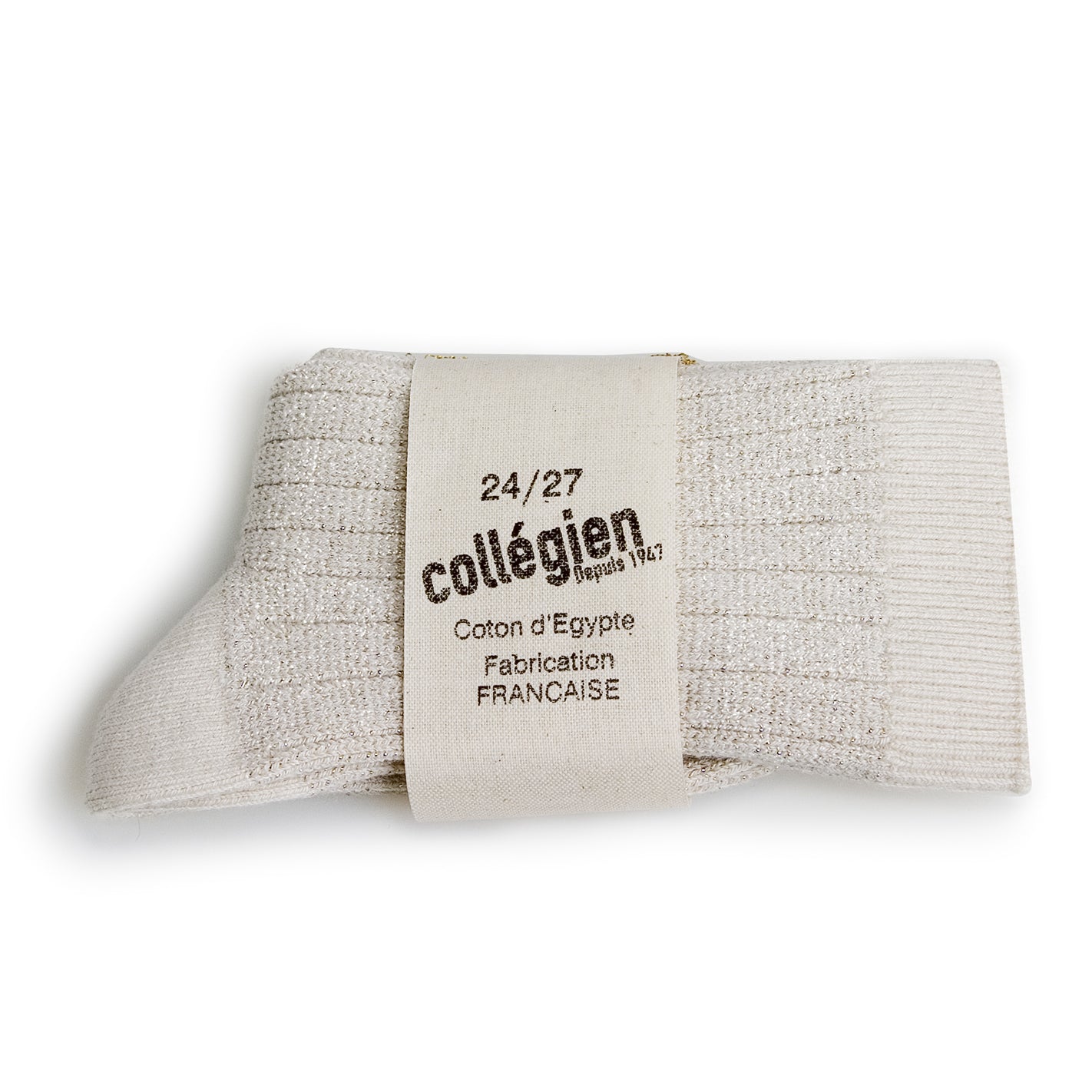 Collegien Sokken ribbed glitter doux agneaux