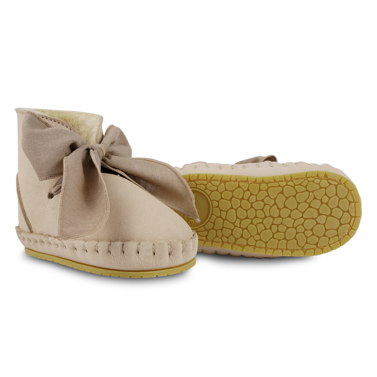 Donsje pina organza booties powder nubuck onderkant