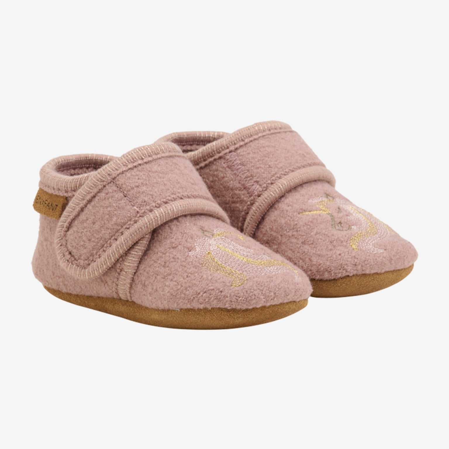 ENFANT babyslofjes geborduurd rose