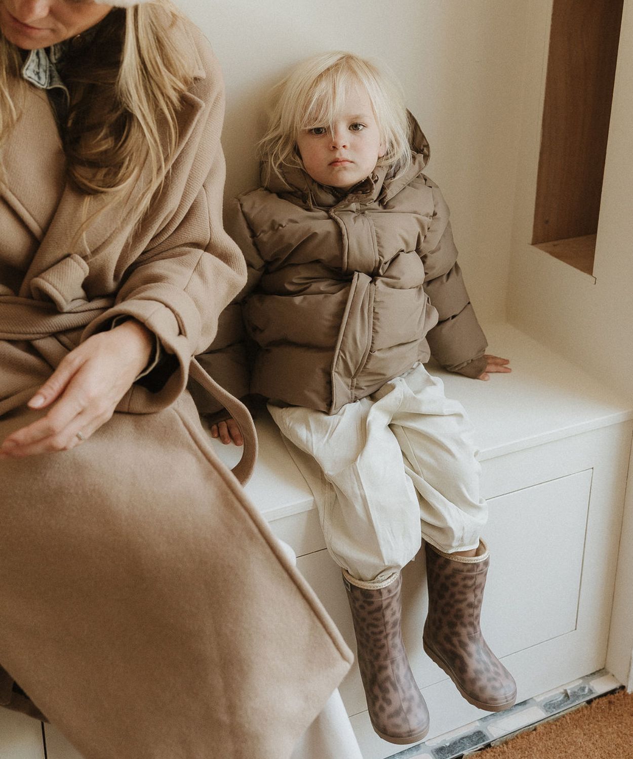 Bottes de neige pailletées édition limitée léopard enfant