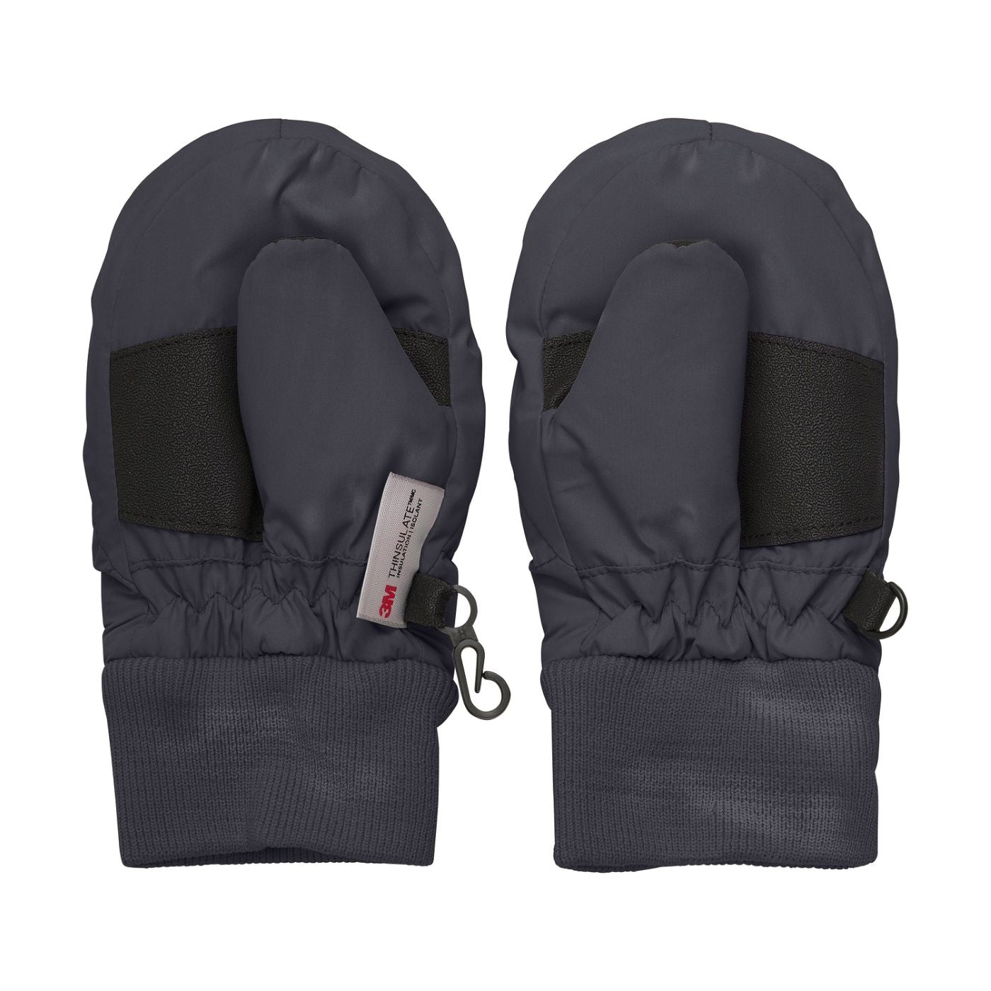 Wanten waterdicht ebony grijs enfant