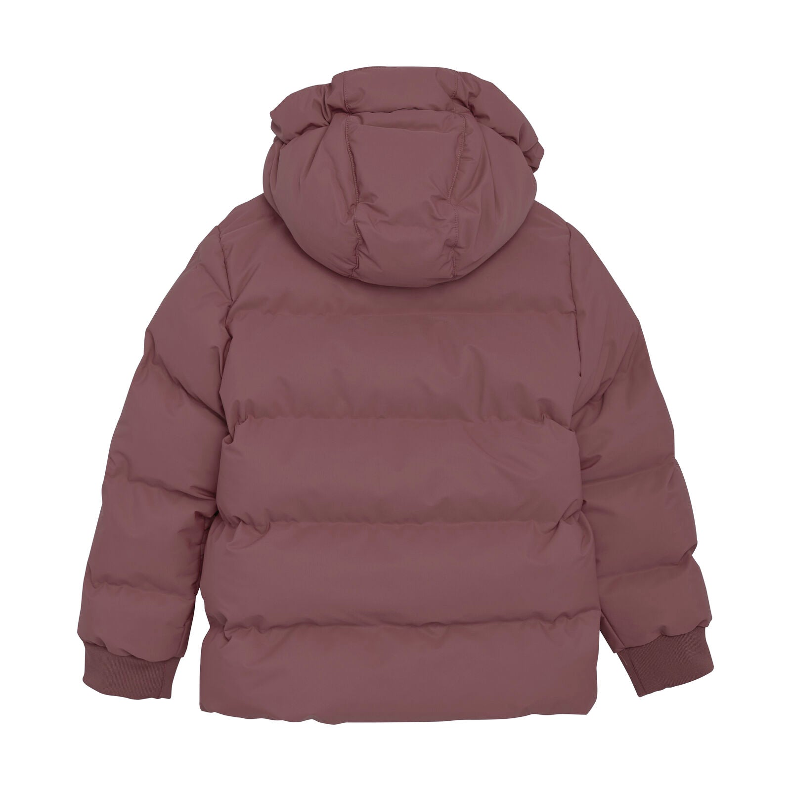 Winterjas rose taupe enfant
