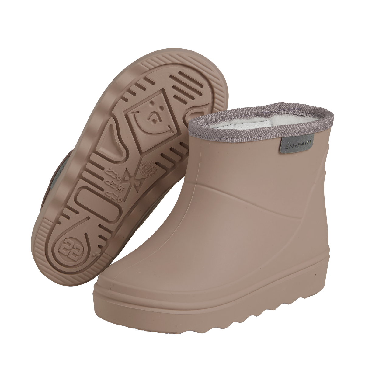 Enfant thermoboots portabella laag zijkant en zool