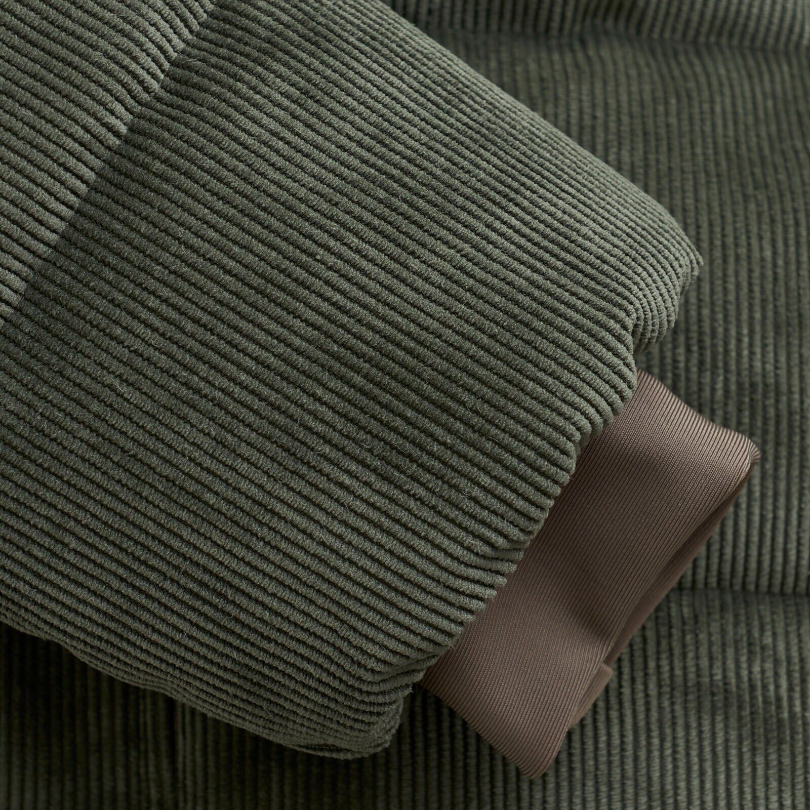 Winterjas kambaba groen corduroy enfant