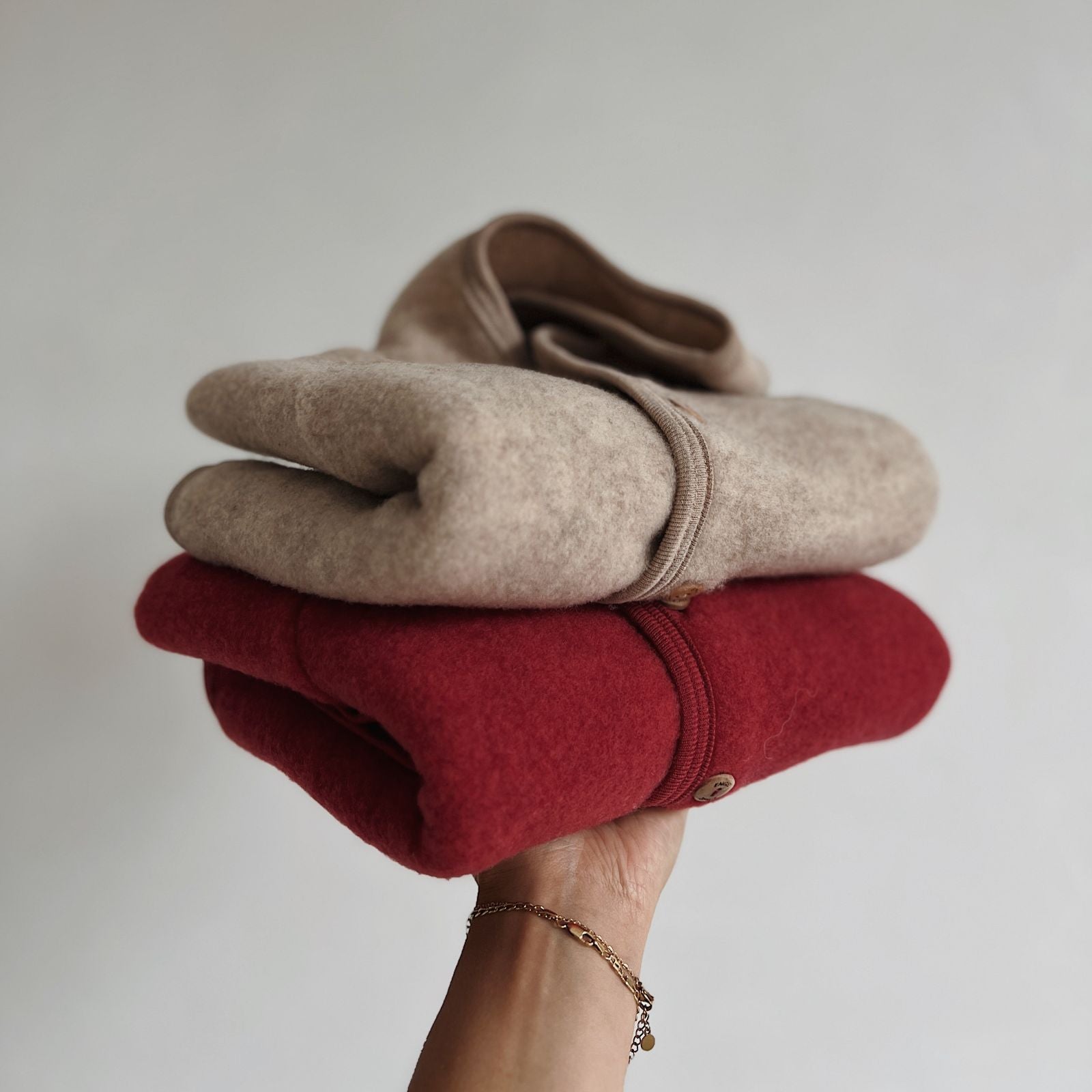 Jasje wolfleece rood