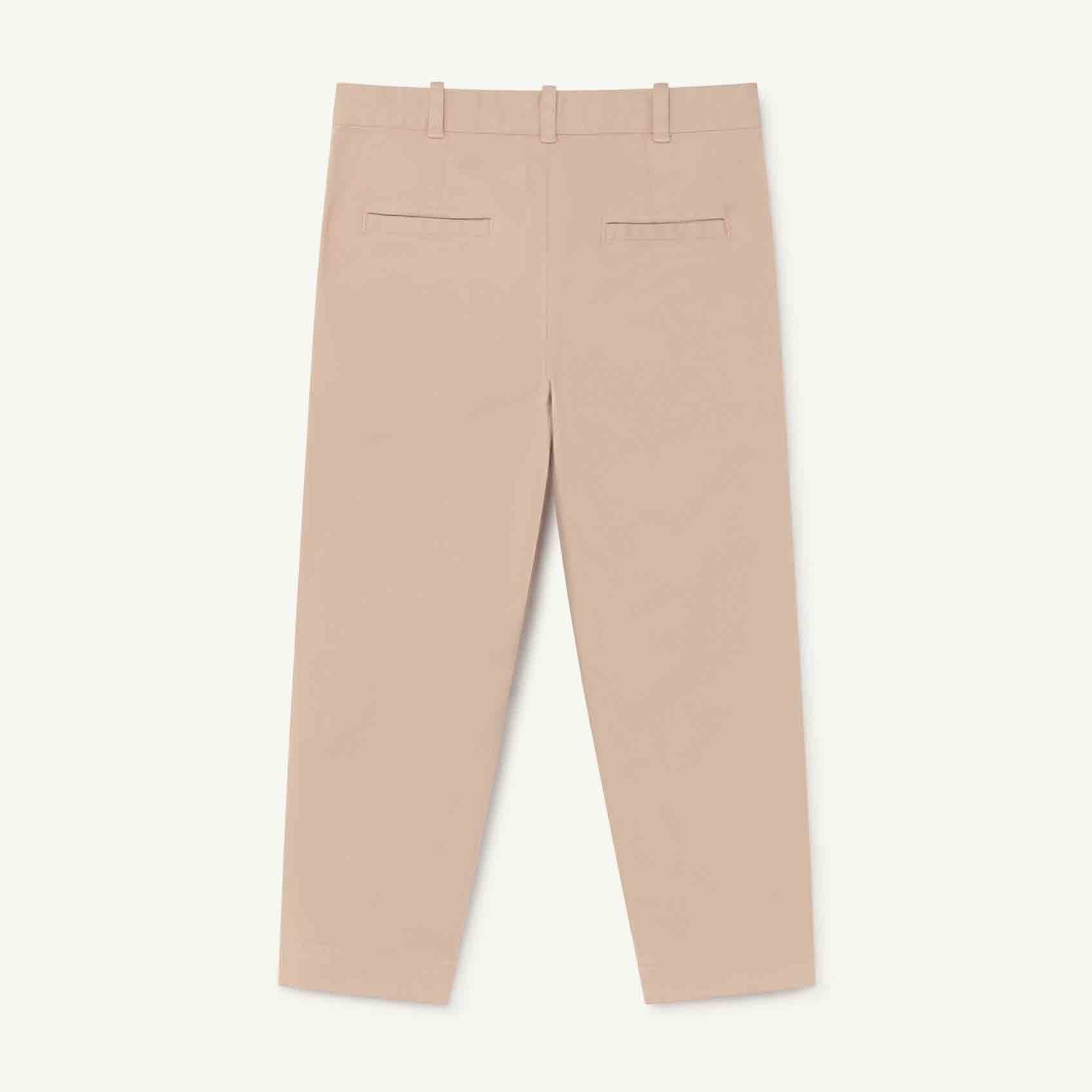 The Animals Observatory CAMEL KIDS TROUSERS SOFT PINK LOGO