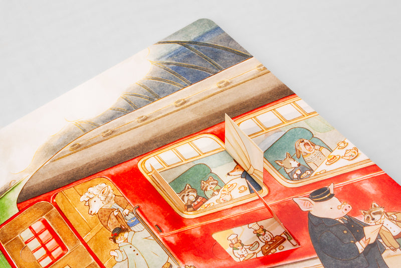 Familie Kat viert samen kerstmis zoom in