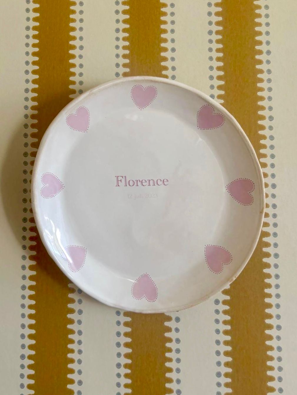 Geboortebordje handgemaakt &gepersonaliseerd