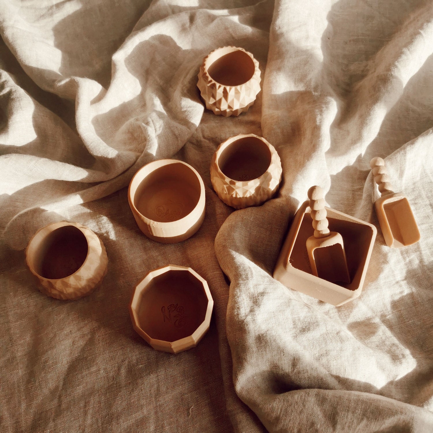 Mini speelbakjes set