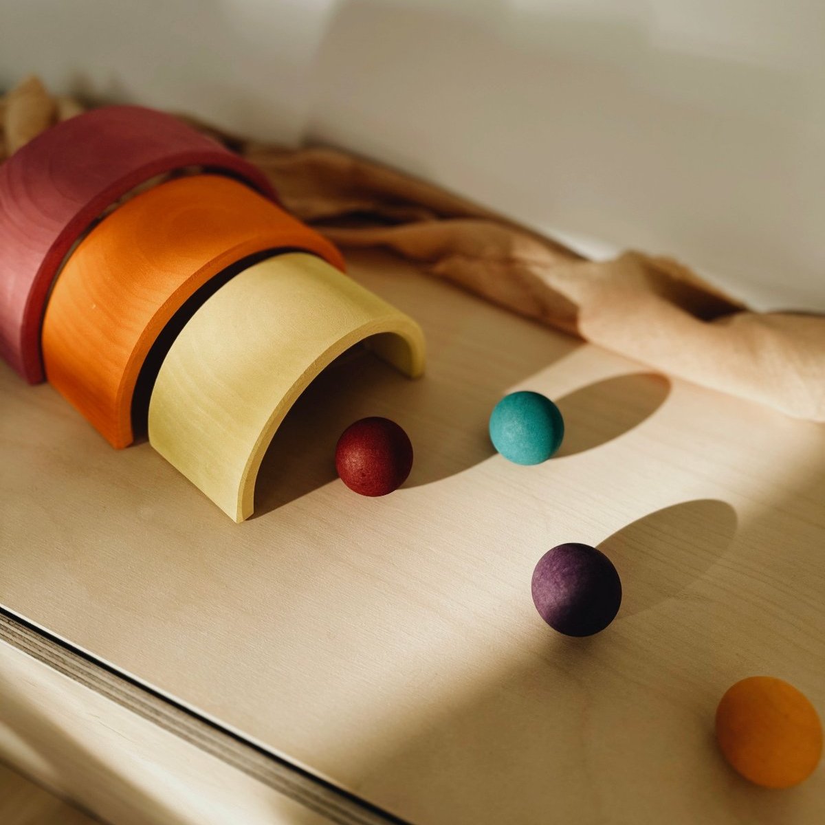 Grijpring houten kralen classic Grimms lifestyle 2