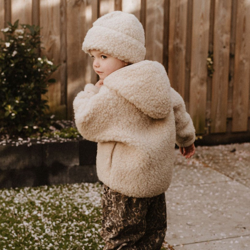 Jasje 100% wol beige