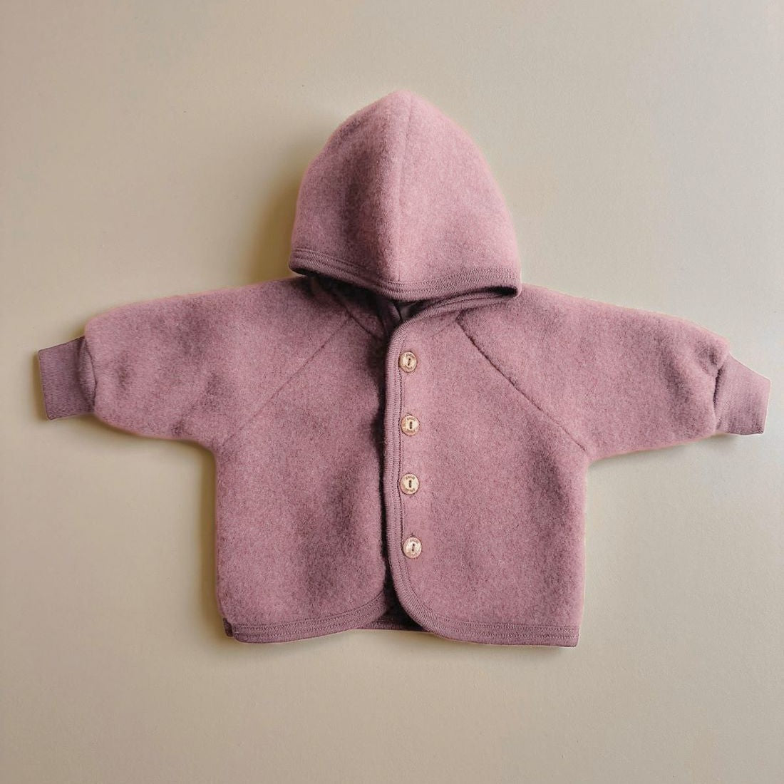 Jasje wolfleece rose Engel Natur voorzijde