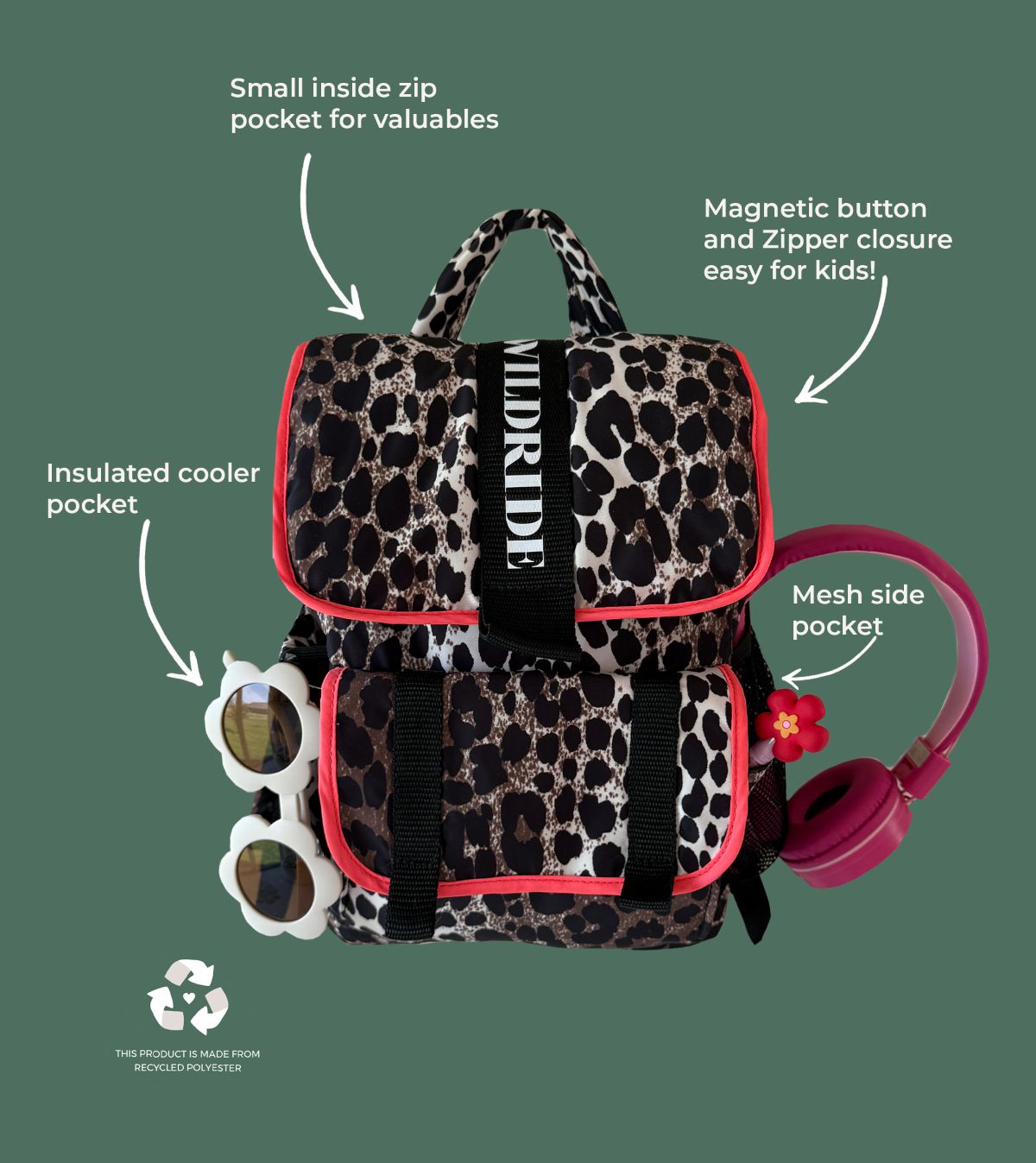 Kids rugzak Savannah met ale USPs