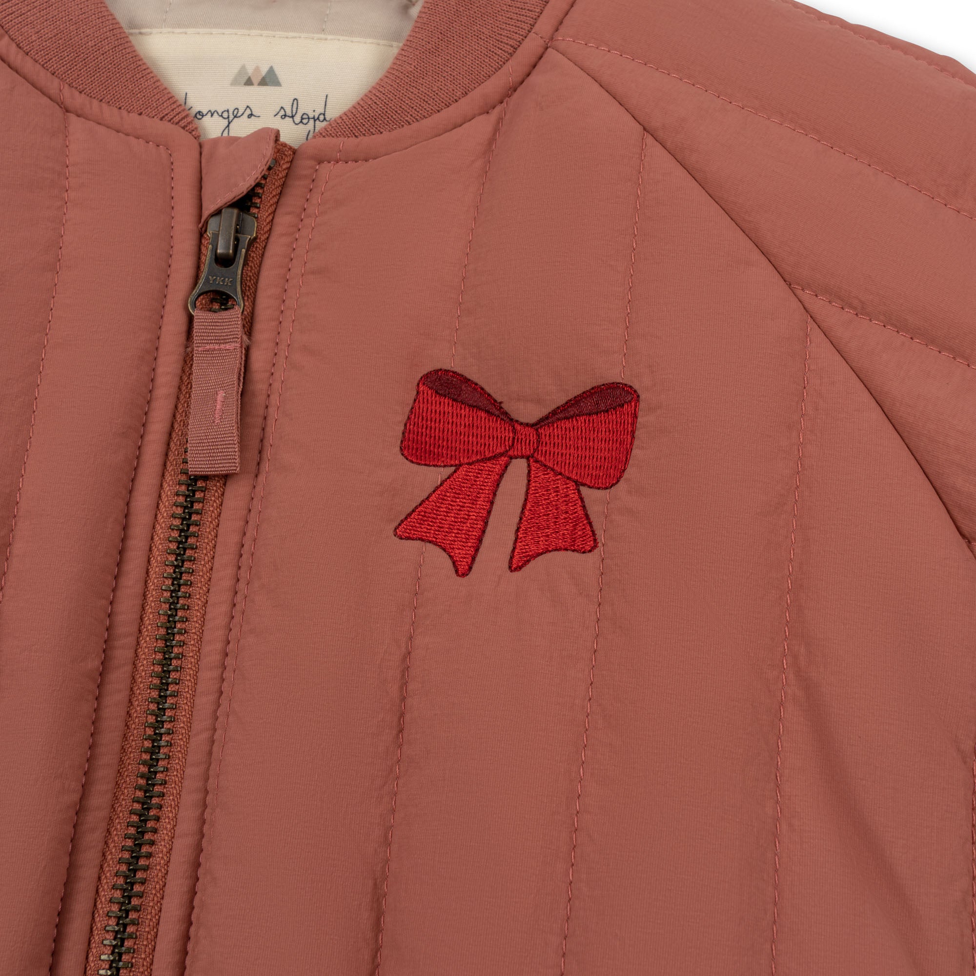 Konges Slojd juno bomber canyon rose detail