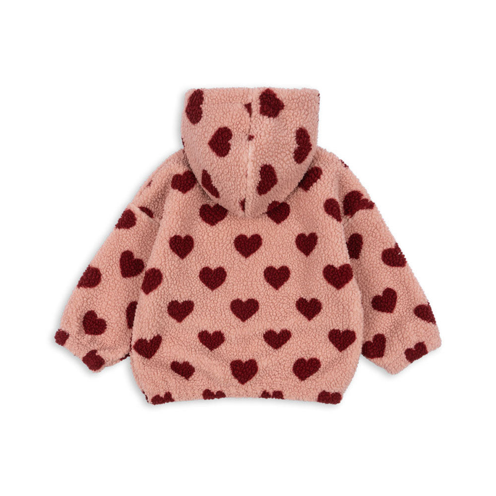 Teddy jacket coeur mellow