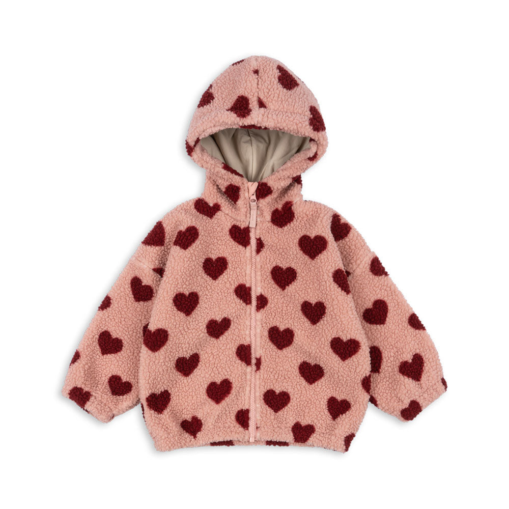 Teddy jacket coeur mellow