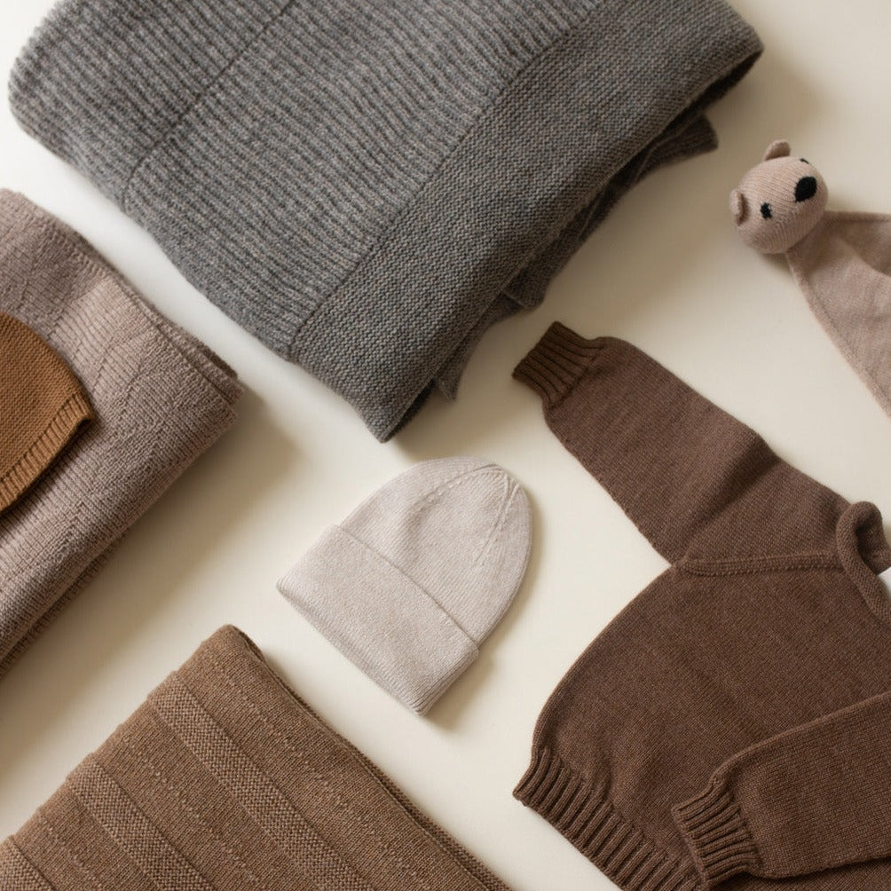 Ledikant deken Gaston Stone Hvid lifestyle 3.