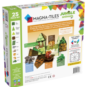 Speelgoed voor kinderen vanaf drie jaar in de vorm van Jungle Animals van het merk Magna Tiles.