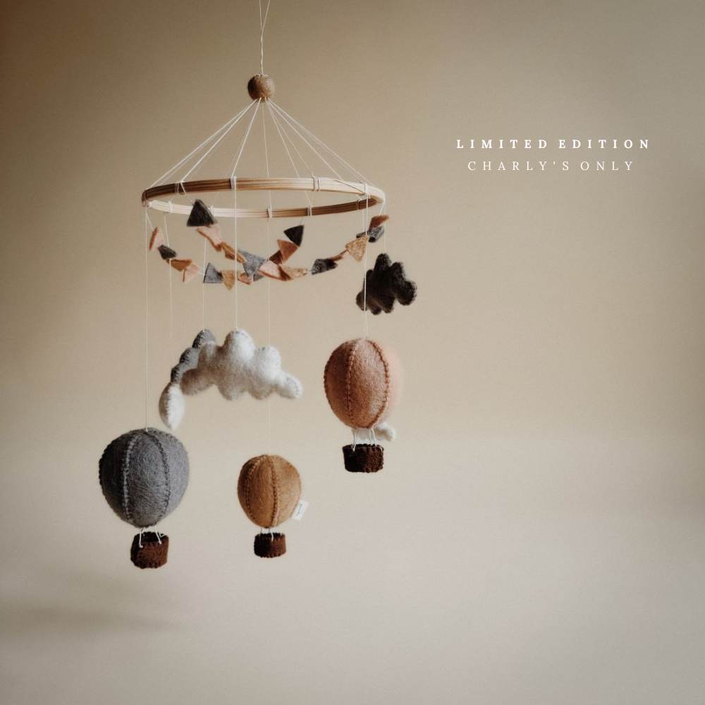 Mobiel Limited Edition Luchtballon gemaakt van vilt van het merk Gamcha lifestyle 2.