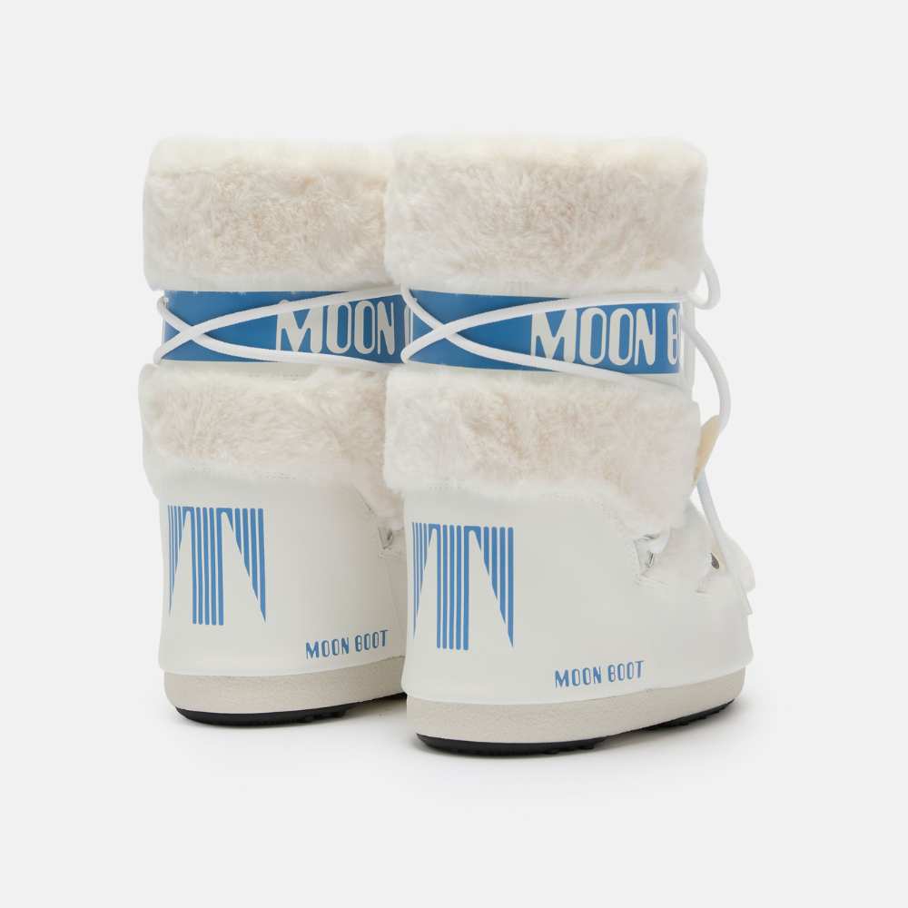 Moon boot wit blauw hoog