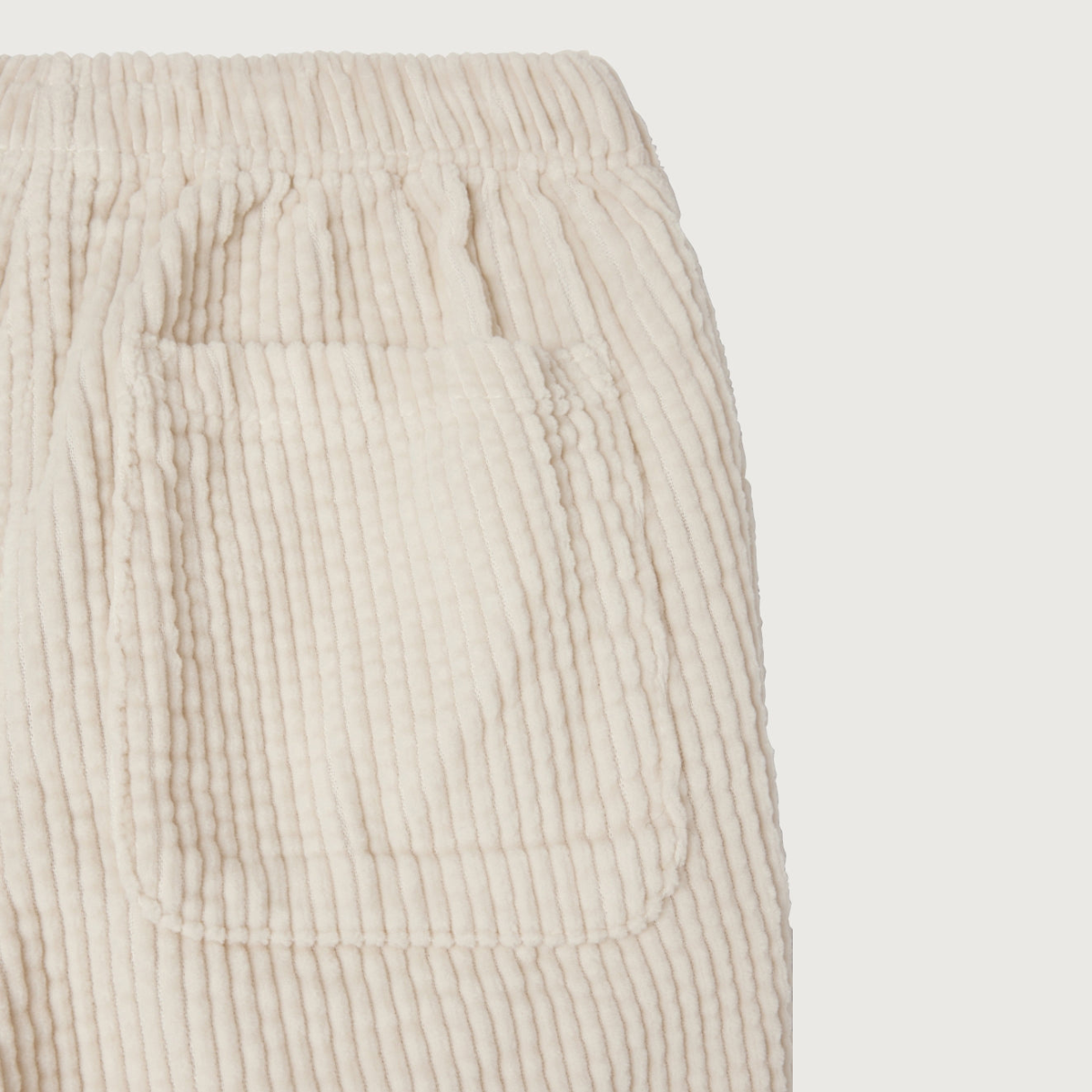 Pantalons ecru vintage american vintage achterzijde zoom in.