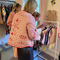 Pre-order Penny Jacket Red Stripes