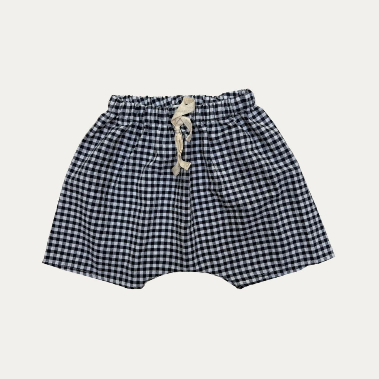 Blauw shortje checkers van pequeno tocon