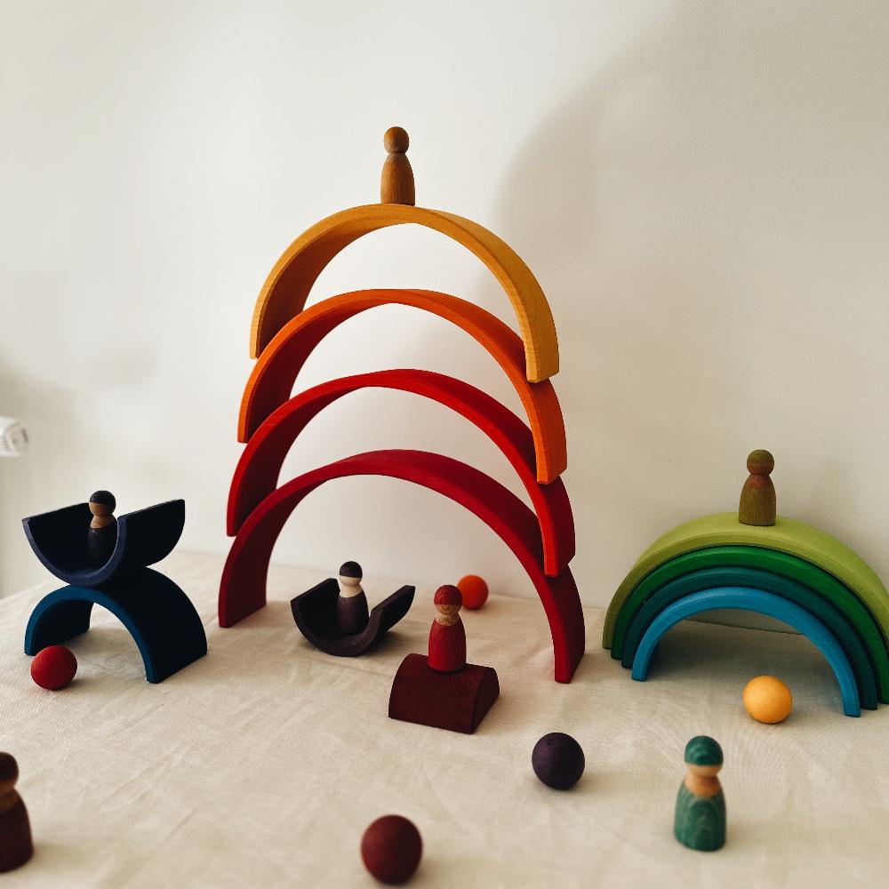 Regenboog groot 12 delig grimms voorzijde lifestyle 2