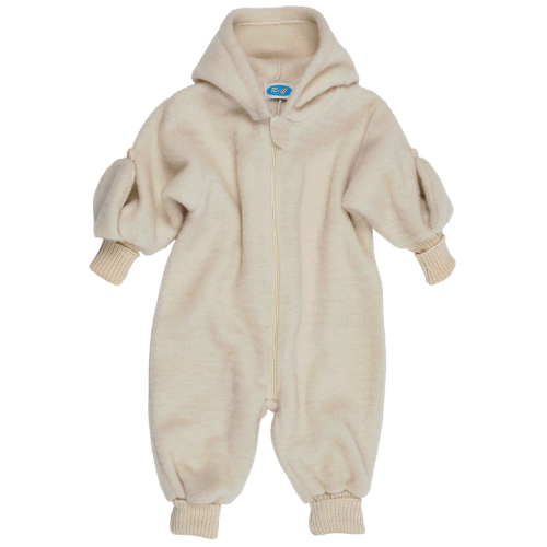 Reiff Wollen fleece overall naturel incl wanten