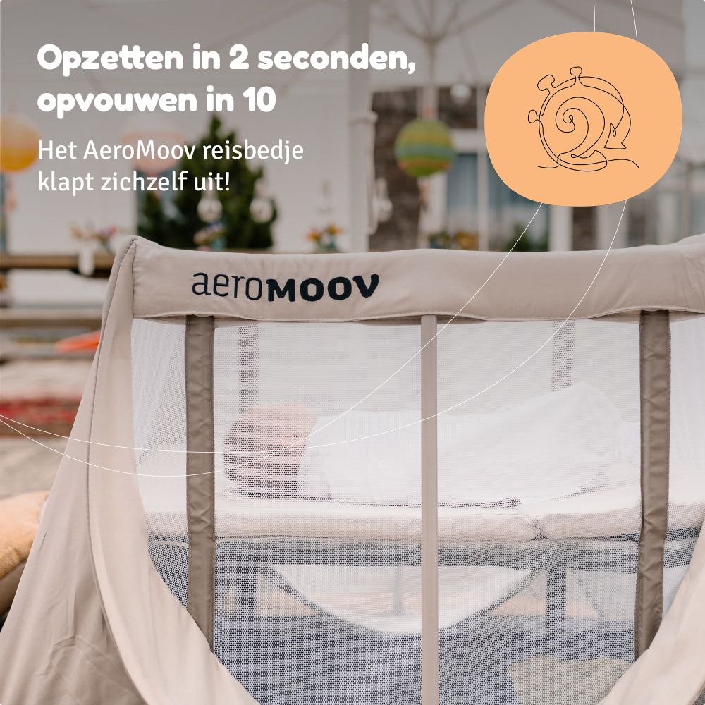 Reisbed instant white sand met instructie